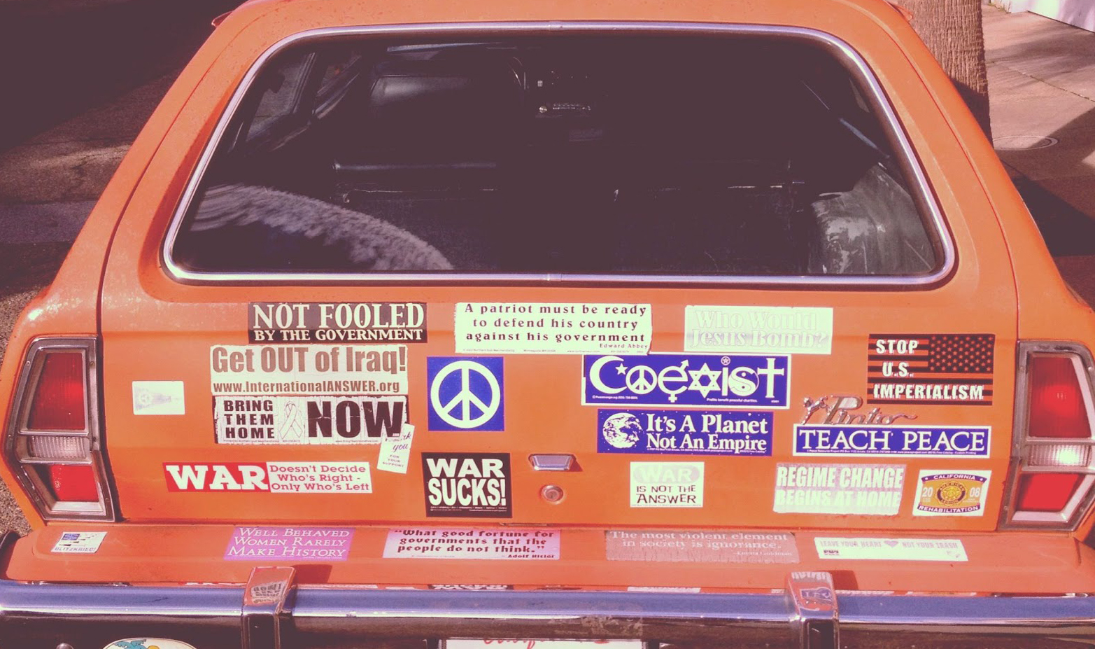 Can Your Car Have Too Many Bumper Stickers?