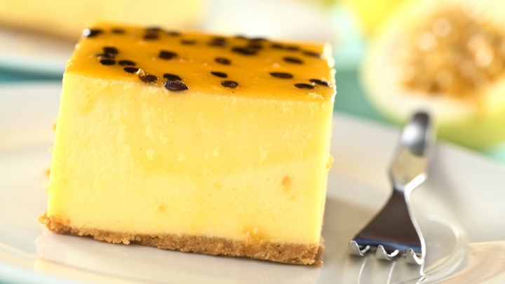 easy peasy passionfruit slice