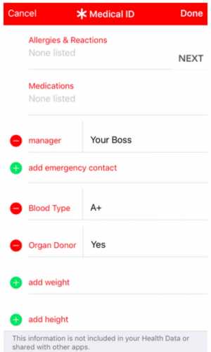 How To Put Your Emergency Medical Contact Information On Your Phone Starts At 60