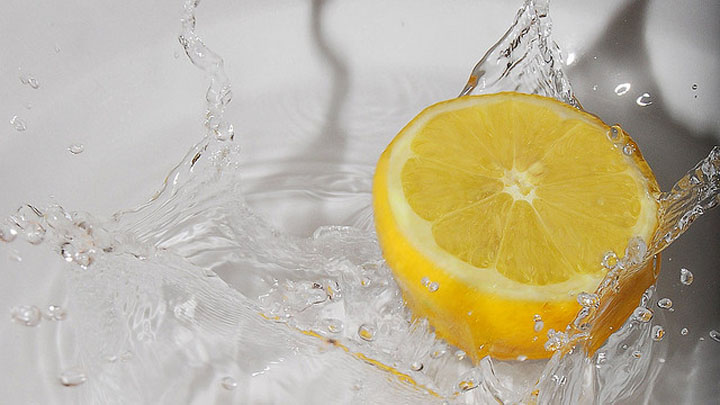 lemon water