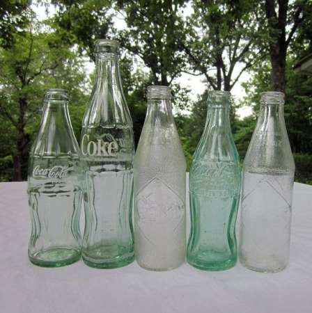 nost glass coke bottles