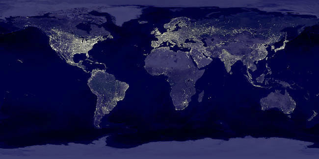 earthlights_dmsp