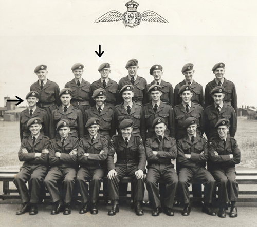 Brian in RAF (See Arrows)