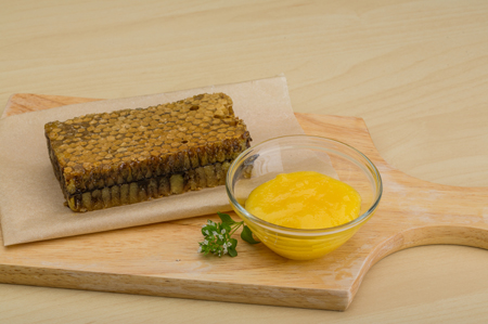 Honey with comb