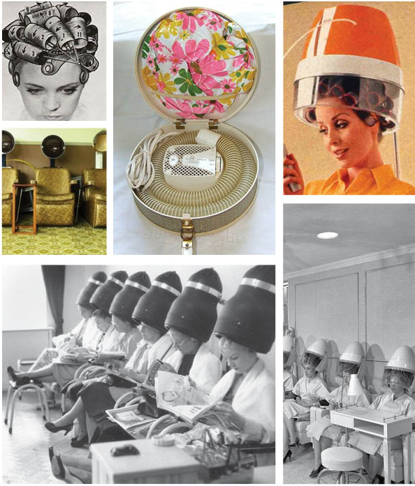 Remembering the old days at the hair salon Starts at 60