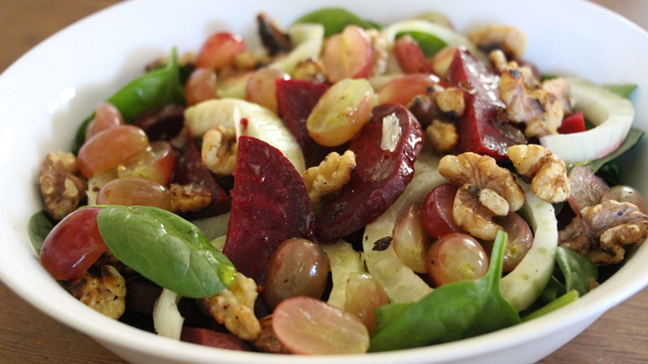 Delicious sweet and crunchy winter salad  Starts at 60