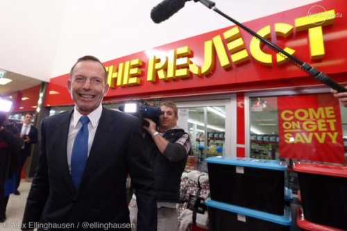 Tony Abbott Twitter reject