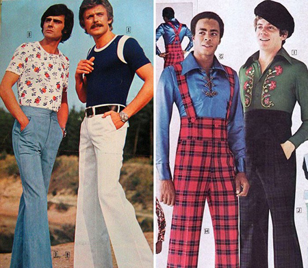 1970s outrageous mens fashion ads - Starts at 60