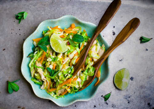 Vietnamese cabbage salad.