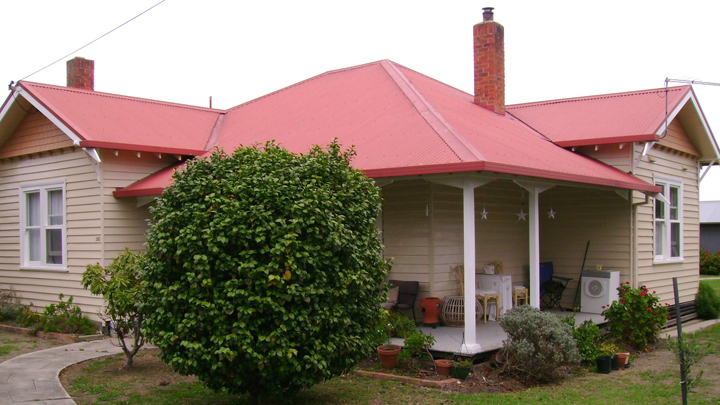 Brian and Jacqui's home in Yarram. 