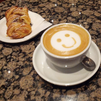 Coffee smile