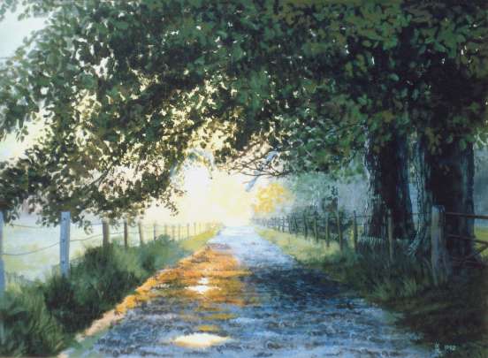 6. Dawn in a Country Lane