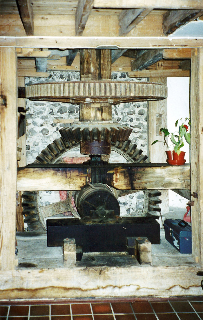 Machinery in Mill House, still workable, (but not used!)