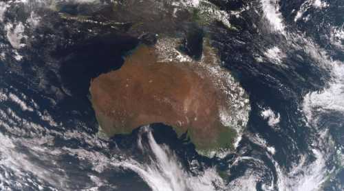 Australia from the new satellite – Sep 30, 2pm EST