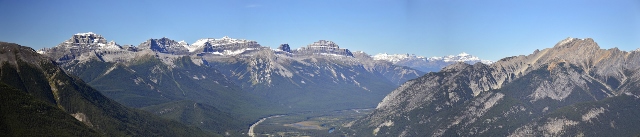 Sulphur Mountain panorama (640x137)