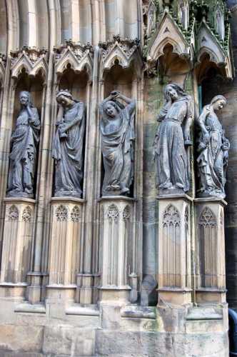 Erfurt - Detail at the cathedral