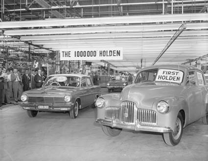 General Motors-Holden's assembly line at Dandenong