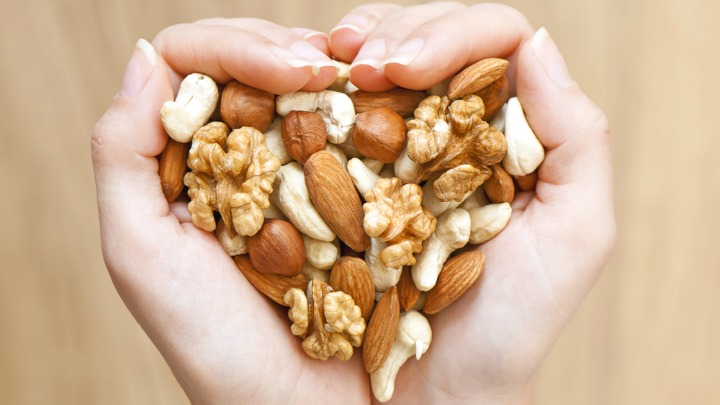 Raw nuts are an important part of a healthy diet.