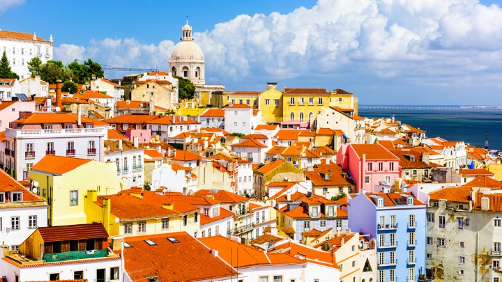 Lisbon is full of vibrant colour. 