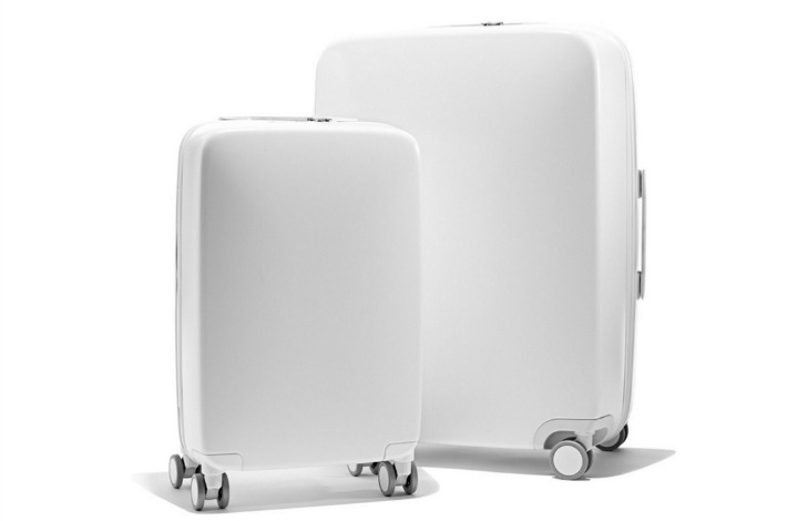 The 'smart' suitcase comes in two sizes. 