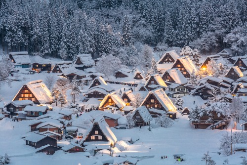 Rug up and enjoy the snow in this picturesque town. 