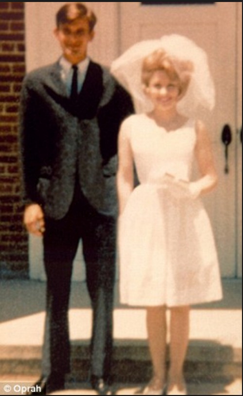 Dolly and Carl on their wedding day. 