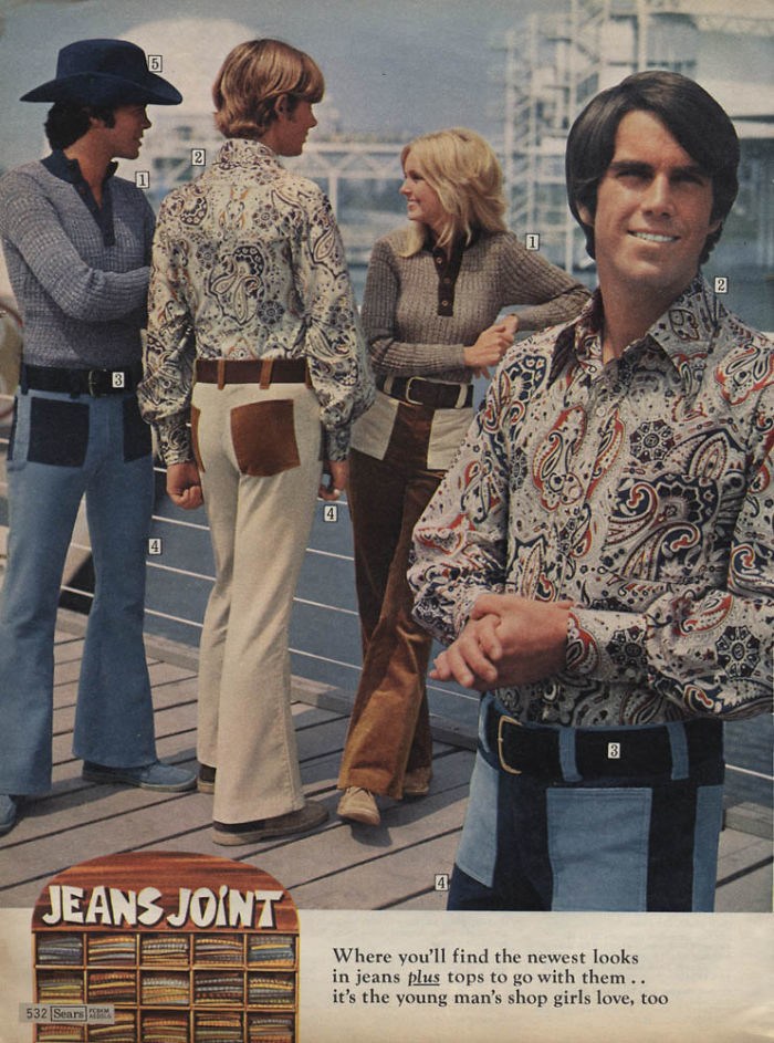 70s fashion square pockets