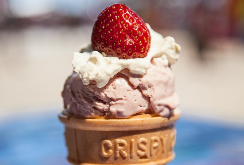 Brisbane Ekka Bucket list - Strawberry Sundae