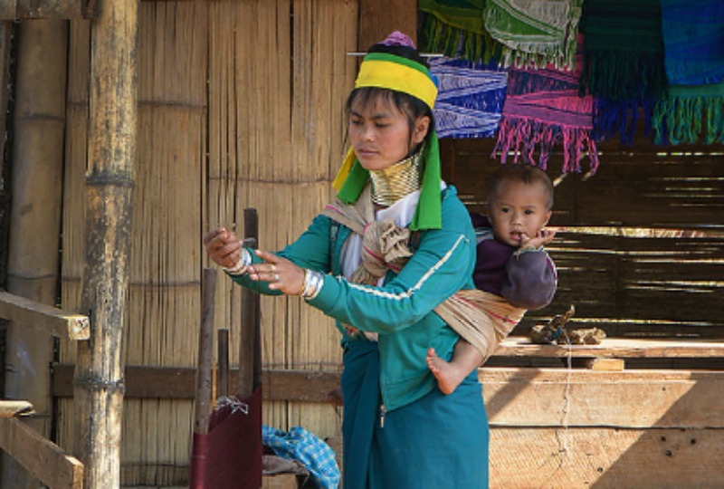 Kayan Woman - Mayanmar Hill side tribes