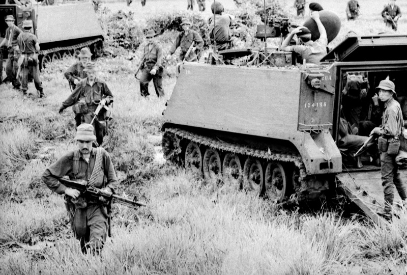 The Battle of Long Tan in Vietnam