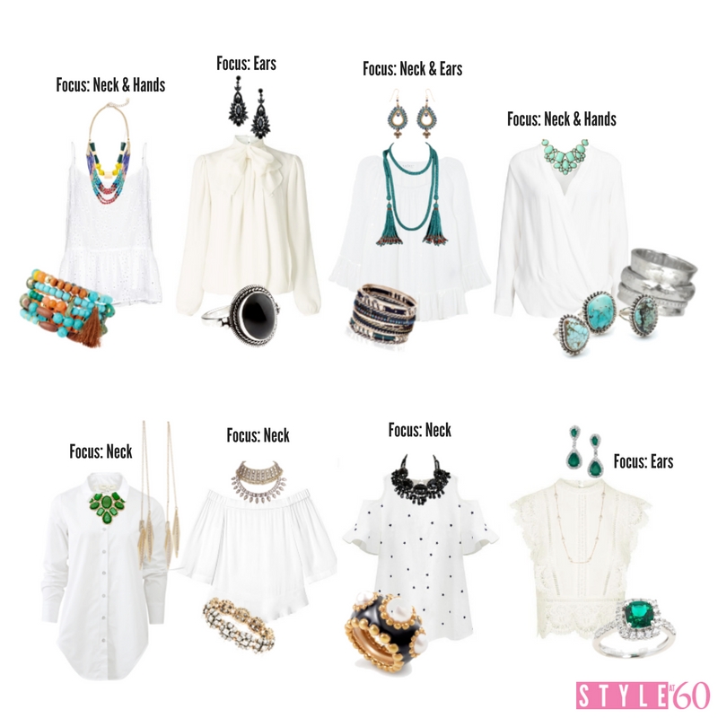 How to match accessories with different necklines Starts at 60
