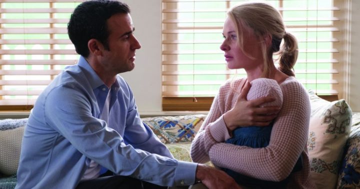 Tom Watson (Justin Theroux) and Anna Watson (Rebecca Ferguson) in a scene from The Girl On The Train. 