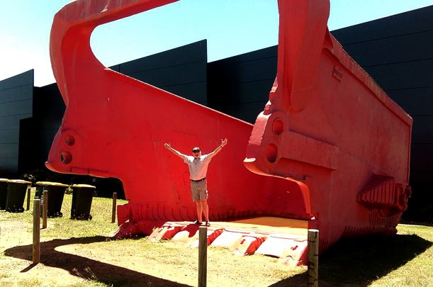 The biggest bucket in the world. Photo courtesy Garry Greenwood.