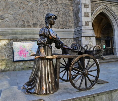 Molly Malone statue in Dublin. Photo courtesy Lorraine Parker.