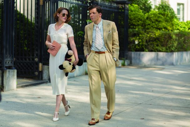 Bobby (Jesse Eisenberg) and Vonnie (Kristen Stewart) in a scene from Cafe Society directed by Woody Allen.