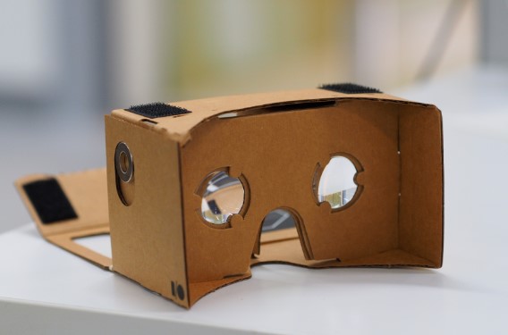 You can purchase Google Cardboard online for around $5.