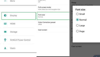 If you have an Android phone, changing the size of your text is this easy.