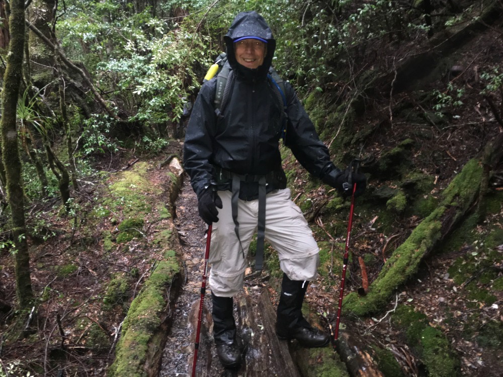 Thermals sagging and still smiling.