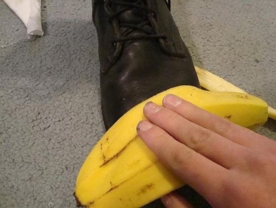 banana shoe polish