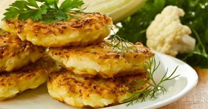 cauliflower and dill firtters