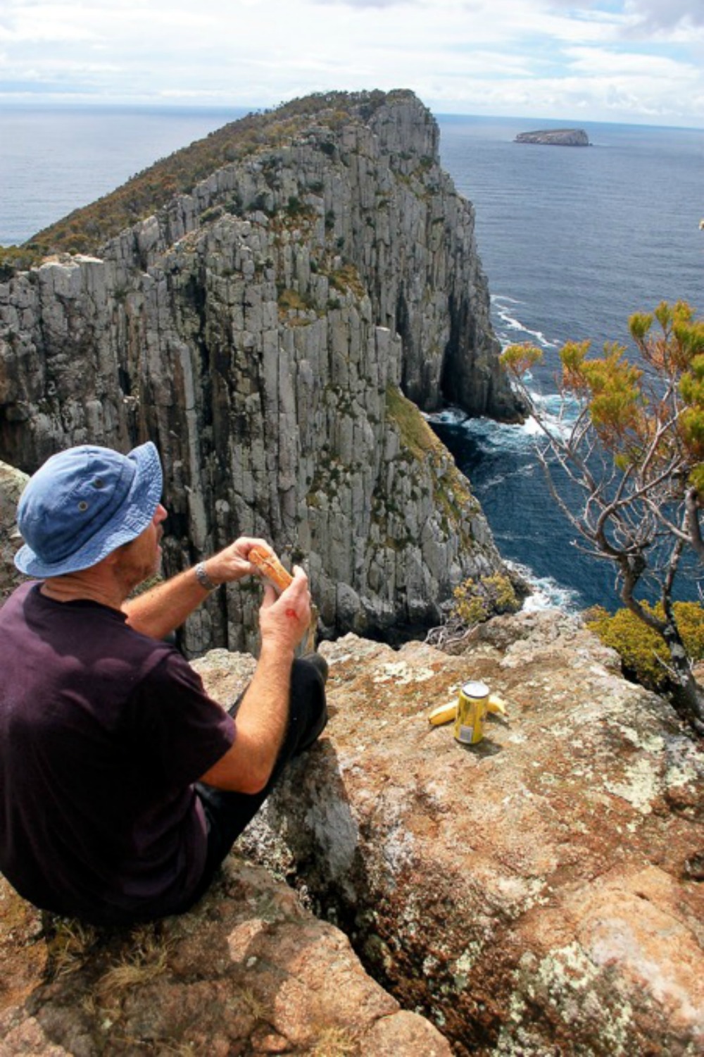 The jaw dropping height of the dolerite is something to be experienced. Photo courtesy Ian Smith.