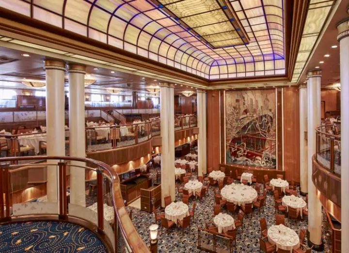 One of the many restaurants in the Queen Mary 2