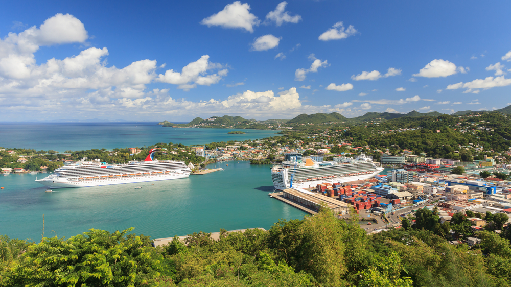 Beautiful cruise ports in the Caribbean