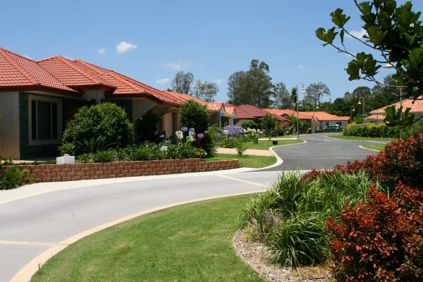 Independent living villas at Jeta Gardens. 