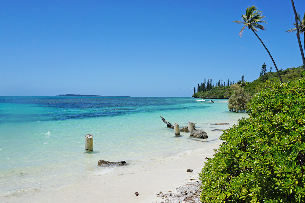 The sparkling waters of New Caledonia.