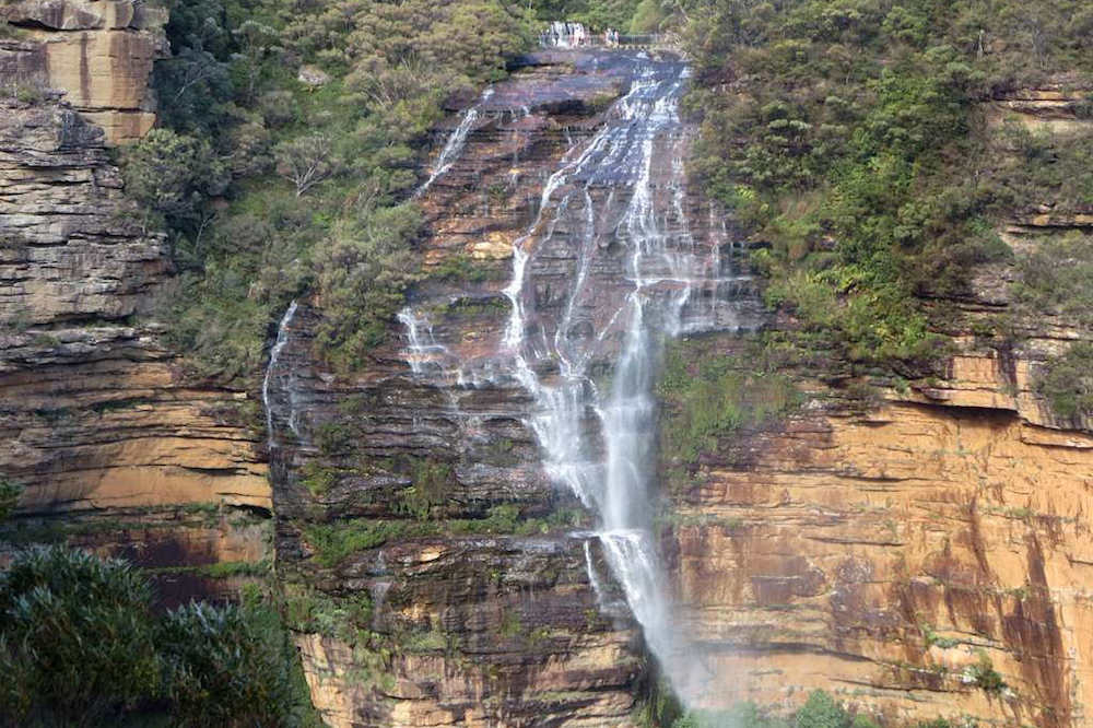 The view of Wentworth Falls from Fletchers Lookout. Image: David Stanley – Flickr