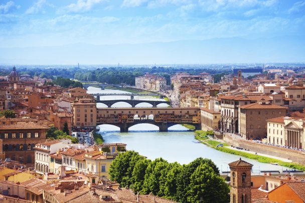 Florence1 Arno river and Ponte Vecchio