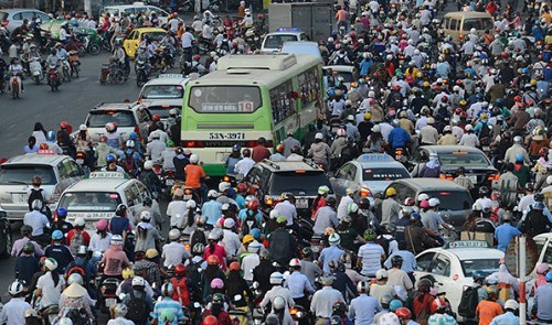 Motorbike mania Vietnam