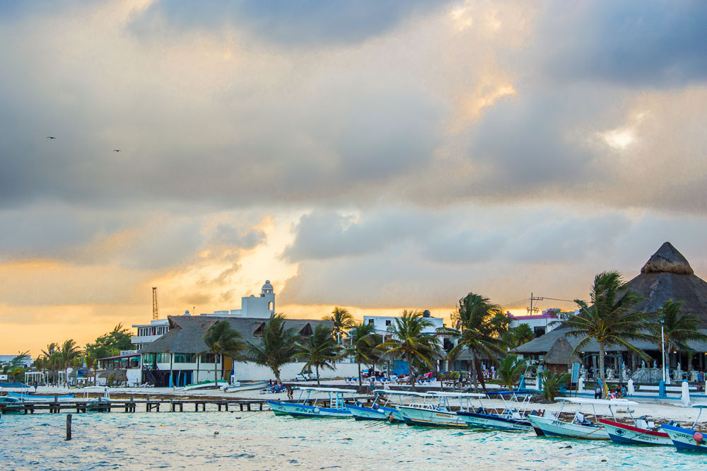 The fishing village of Puerto Morelos