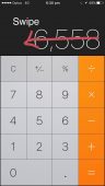 iPhone calculator app